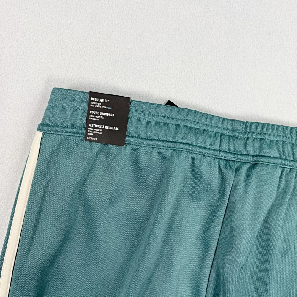 Adidas Tiro Essential Soccer Pants Size M Mens Teal/White KC3135, NWT